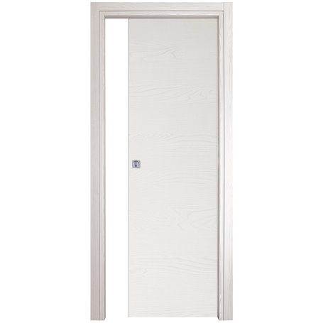 PORTA MOD.MICROTEC SCORREVOLE FRASSINO BIANCO 210X70