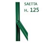 Saetta di sostegno a L H 125 CM 25x25x3 mm PLASTIFICATA per paletti in ferro a T da H 150 | recinzioni da GIARDINO