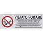 10PZ ETICHETTE ADESIVE MM 150X50 VIETATO FUMARE L.311/1