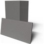 1PZ Pannelli cm 100 x 50 x 12 spessore/altezza grafite eps 80 CAM in Polistirolo per isolamento Termico, Acustico, Cappotto MQ 0