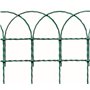 1RT RETE PER RECINZIONE IN ACCIAIO ZINCATO E PLASTIFICATO ORNAMENTALE VERDE ALTEZZA 40 CM 25 MT