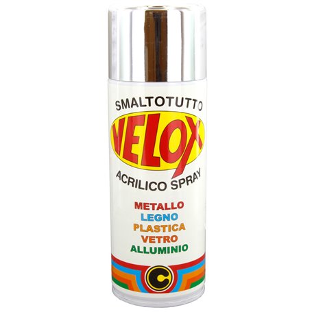 VELOX SPRAY EFFETTO SPECCHIANTE ARGENTO BOMBOLETTA DA 400 ML