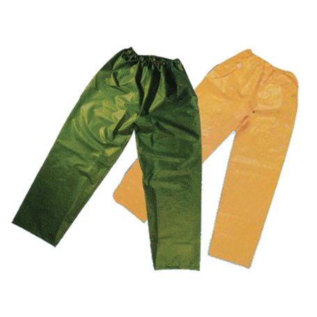 PANTALONI IMPERMEABILI PVC BRIXO VERDE TAGLIA XL