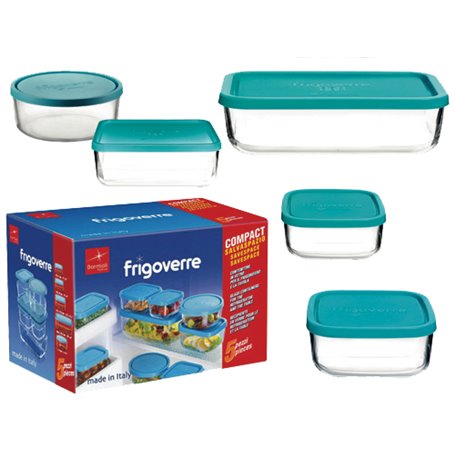 CONTENITORI FRIGOVERRE SET 5 PZ.COMPACT