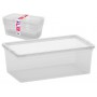 1PZ CONTENITORI CON BOX TRASPARENTI XS SET 3PZ CM.33x19xH12