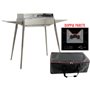 BARBECUE CARBONE EL GAUCHO ASADO CM.122x62x85H GRIGLIA 60x40cm