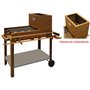 BARBECUE LEGNA/CARBONE EL GAUCHO RIO CM.47x90x108H