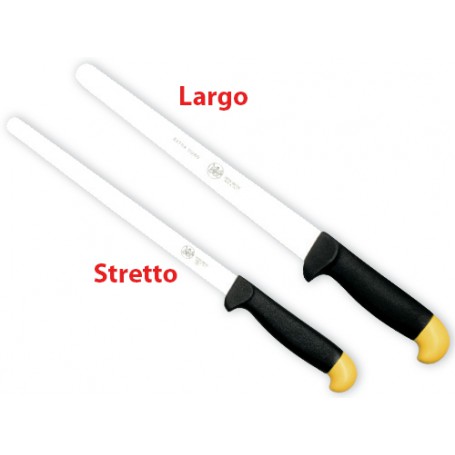 Coltelli per prosciutto Due Buoi 811 Lama in acciaio inox 26 cm Tondo Largo