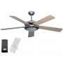 Ventilatori Niklas Soffitto Woodsky finitura legno. Max 60 Watt Ø 132 cm. con telecomando