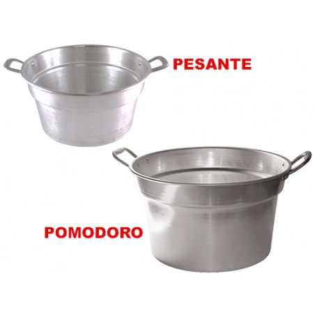 PENTOLE CALDAIE ALLUMINIO PESANTI DIAMETRO 28cm SPESSORE 1,0 LITRI 5