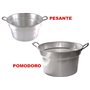 PENTOLE CALDAIE ALLUMINIO PESANTI DIAMETRO 40cm SPESSORE 1,0 LITRI 15