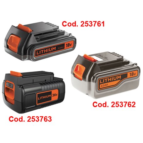 BATTERIE B+D 36V LI 2,0AH BL20362-XJ