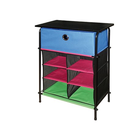 CASSETTIERE BALENO HOME RACK 1 cassetto + 6 ripiani 59x35x ALTEZZA 78 cm.
