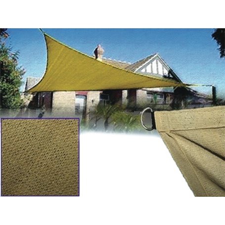 Vele ombra GDLC Amalfi 300x300x300 cm colore bianca In polietilene 
