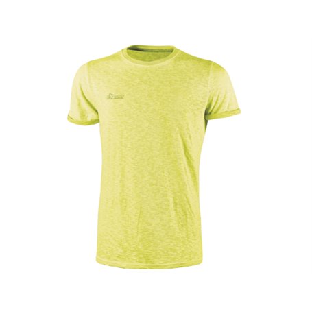 1PZ T-SHIRT U-POWER FLUO YF SLIM FIT GIROCOLLO A COSTE CF.3PZ-XXL