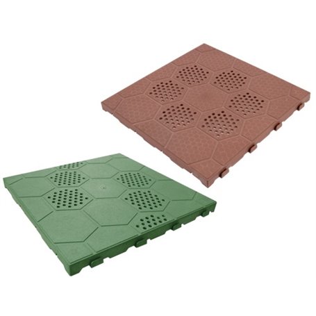 Pavimenti Easy PP 40x40xH altezza 2,5 cm colore verde