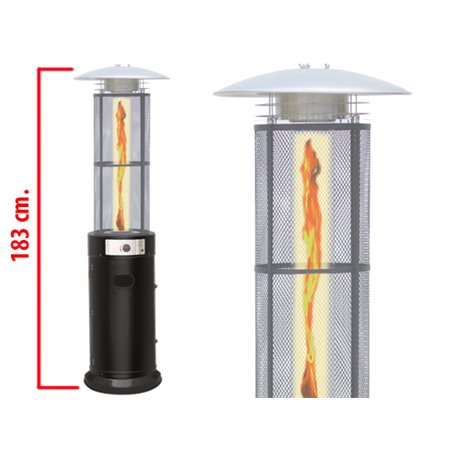 Termopatio gas Niklas Fuoco Vivo Small potenza 11 Kw diametro 46xH183 cm