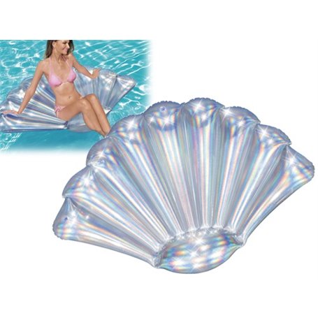 Gonfiabili Conchiglia Iridescenti BestWay 43414 185x114 cm IN PVC