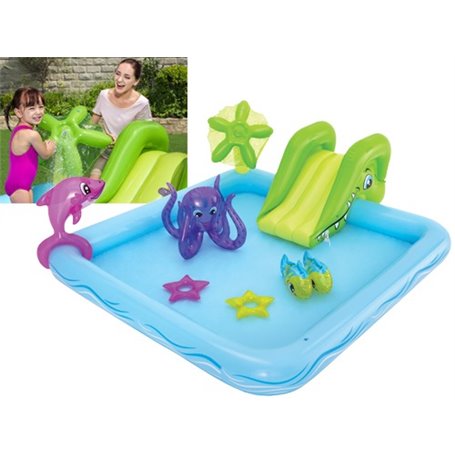 Play Center Aquarium BestWay 53052 239x206x86 cm. CAPACITà 308 lt 