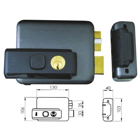 ELETTROSERATURE ISEO SERIE 53N5151 ENTRATA REGOLABILE 50/60/70/80MM DESTRA