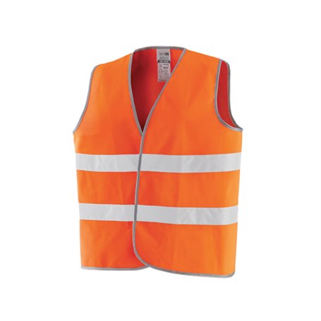 GILET ALTA VISIBILITA' ARANCIO