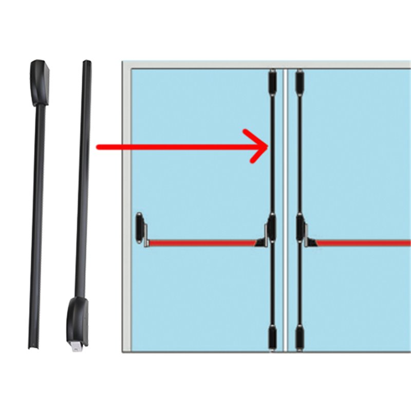 Kit Scrocchi Alto/basso Laterali Per Maniglione Antipanico SAVIO CELLINI/BERNINI Per Uscite Di Emergenza