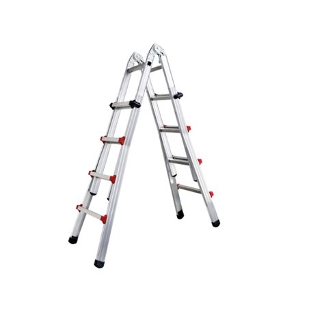 Scale Step Up Piuma Telescopiche Gradini 4+4 ALTEZZA max. 3,90 mt ALTEZZA Chiusa 1,12mt