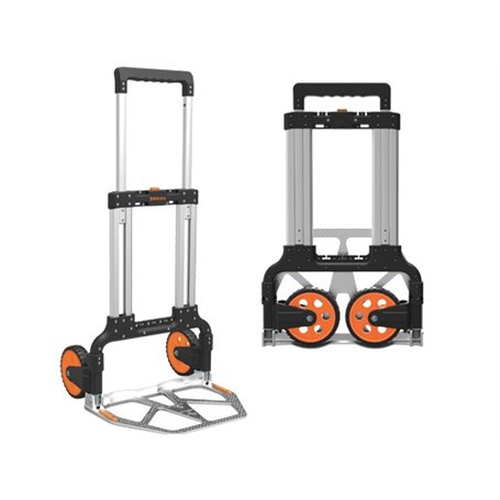 CARRELLO ALU BRIXO KOMPACT 125KG CM.51x52x107/117H