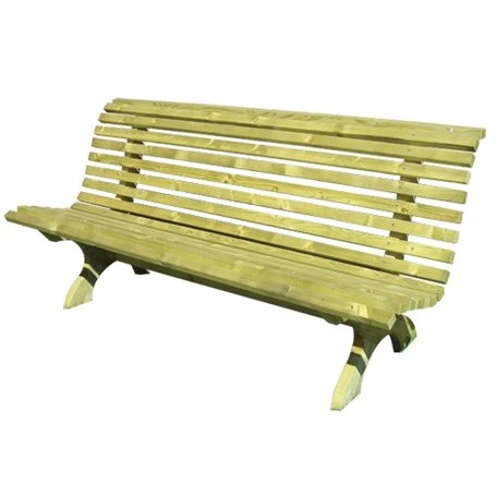 PANCHINE IN LEGNO GREEN PARK CM.180x65x80H