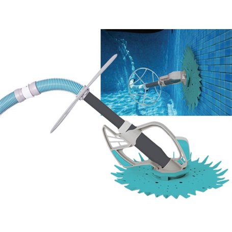 PULITORE FONDO-PARETI ASPIRATORE BUTTERFLY X PISCINE MOD.K905CBX TUBO 10MT