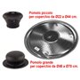 POMOLO COPERCHIO PER PENTOLE CALDAIA ALLUMINIO DIAMETRO 44cm