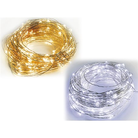FILI RAME 500 MICRO LED X ESTERNO BIANCO
