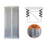 BOX DOCCIA BRIXO PVC MANTA 3LATI H 185CM LARGHEZZA 80/90 X 80/90 X 80/90 CM