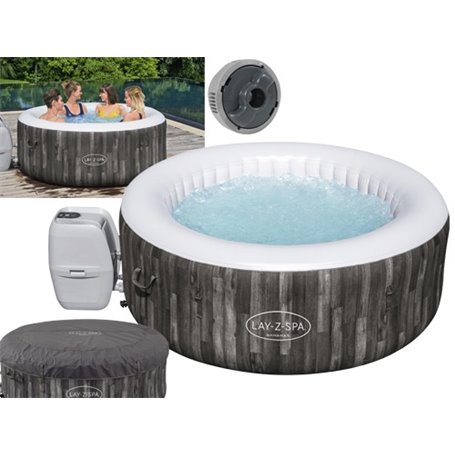 Piscine SPA LAY-Z Bahamas AirJet BestWay 60005 diametro 180xH66cm capacità669lt