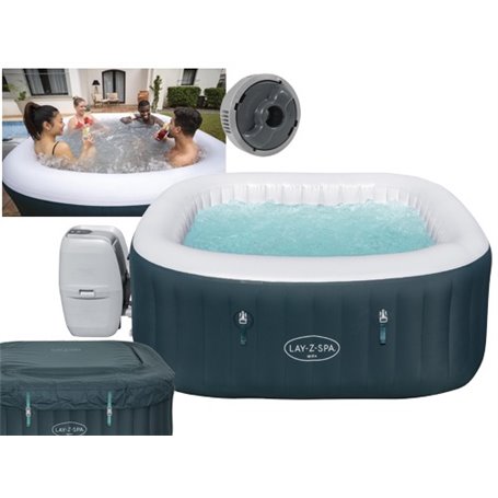 Piscine SPA LAY-Z Ibiza AirJet BestWay 60015 180x180xH66 cm Capacità 778 Lt