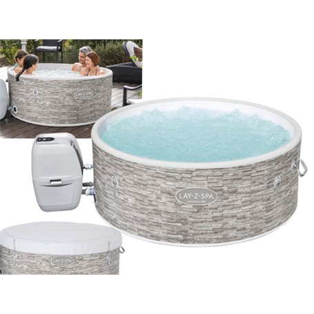 PISCINA SPA LAY-Z VANCOUVER AIRJET BESTWAY 60027 DIMENSIONI Ø155XH60 CM. 804 LT