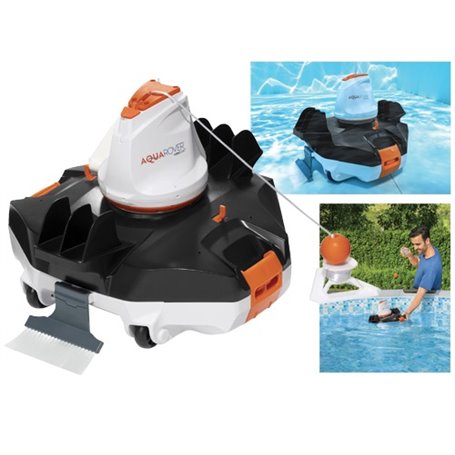 Robot pulitori a batteria Acquarover BestWay 58622 per piscine 40x39x28 cm