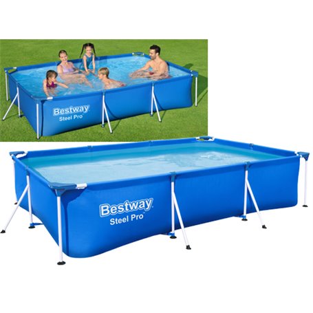 Piscina rettangolare Steel Pro BestWay 56404 300x201xH altezza 66cm