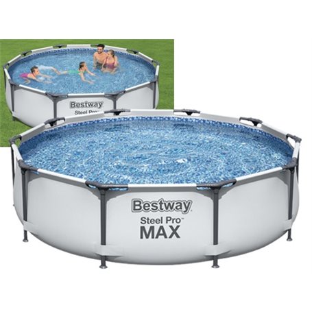 Piscine tonde Steel Pro Max BestWay 56406 DIAMETRO 305xH76 cm Capacità 4.678 Lt