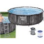 Piscine tonde Steel Pro Max Set BestWay 5614X DIAMETRO366xH100 cm. 9.150 Lt.