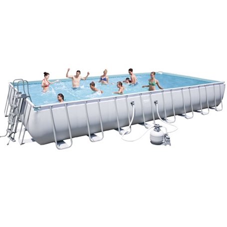 Piscine rettangolari Power Steel BestWay 56623 956x488xH132 cm. 52.231 Lt.