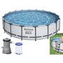 PISCINA TONDE STEEL PRO MAX BESTWAY 56438 DIAMETRO457XH122 CM CAPACITÀ 16.015LT