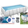 PISCINA RETTANGOLARI POWER STEEL BESTWAY 56456 412X201XH122CM CAPACITÀ 8.124 LT