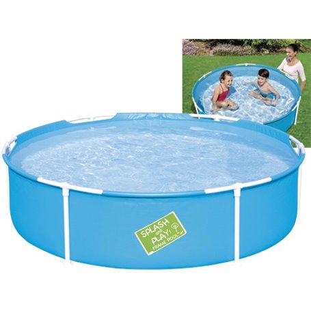 PISCINE TONDE CON TELAIO BESTWAY 56283 DIAMETRO 152 x H38 cm. Capacità  580 Lt.