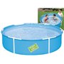 PISCINE TONDE CON TELAIO BESTWAY 56283 DIAMETRO 152 x H38 cm. Capacità  580 Lt.