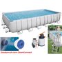 Piscine rettangolari Power Steel BestWay 56475 732x366xH132cm Capacità 30.045Lt