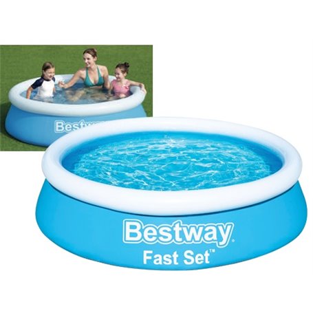 Piscine tonde anello BestWay 57392 IN PVC diametro 183xH 51cm CapacitÃ  940 Lt.