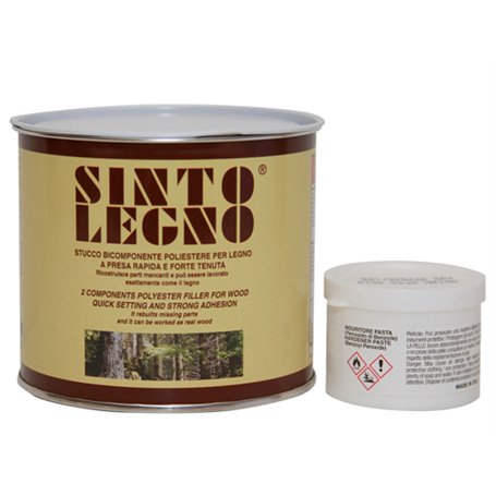 STUCCO PER LEGNO SINTOLEGNO CHIARO/SCURO Barattolo 175 ml. 