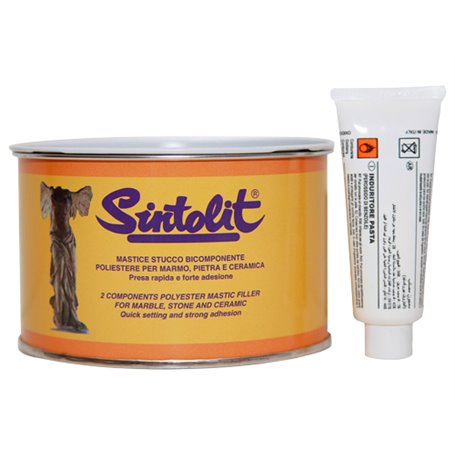 STUCCO PER MARMO SINTOLIT VERTICALE BARATTOLO 175 ML. COLORE BIANCO