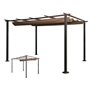 GAZEBO ACCIAIO VERANDA Dimensioni 300x300 xH max 225 cm.